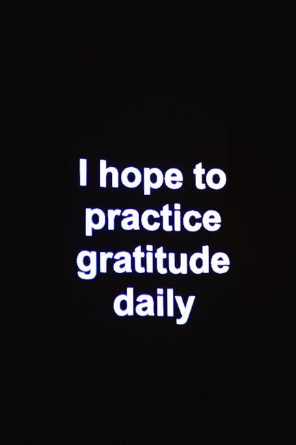 Cultivating Gratitude Through Small Daily Actions