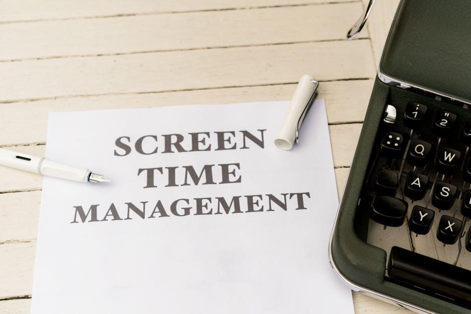Effective Strategies for Managing Screen Time: Tips for a Healthier Relationship with Technology